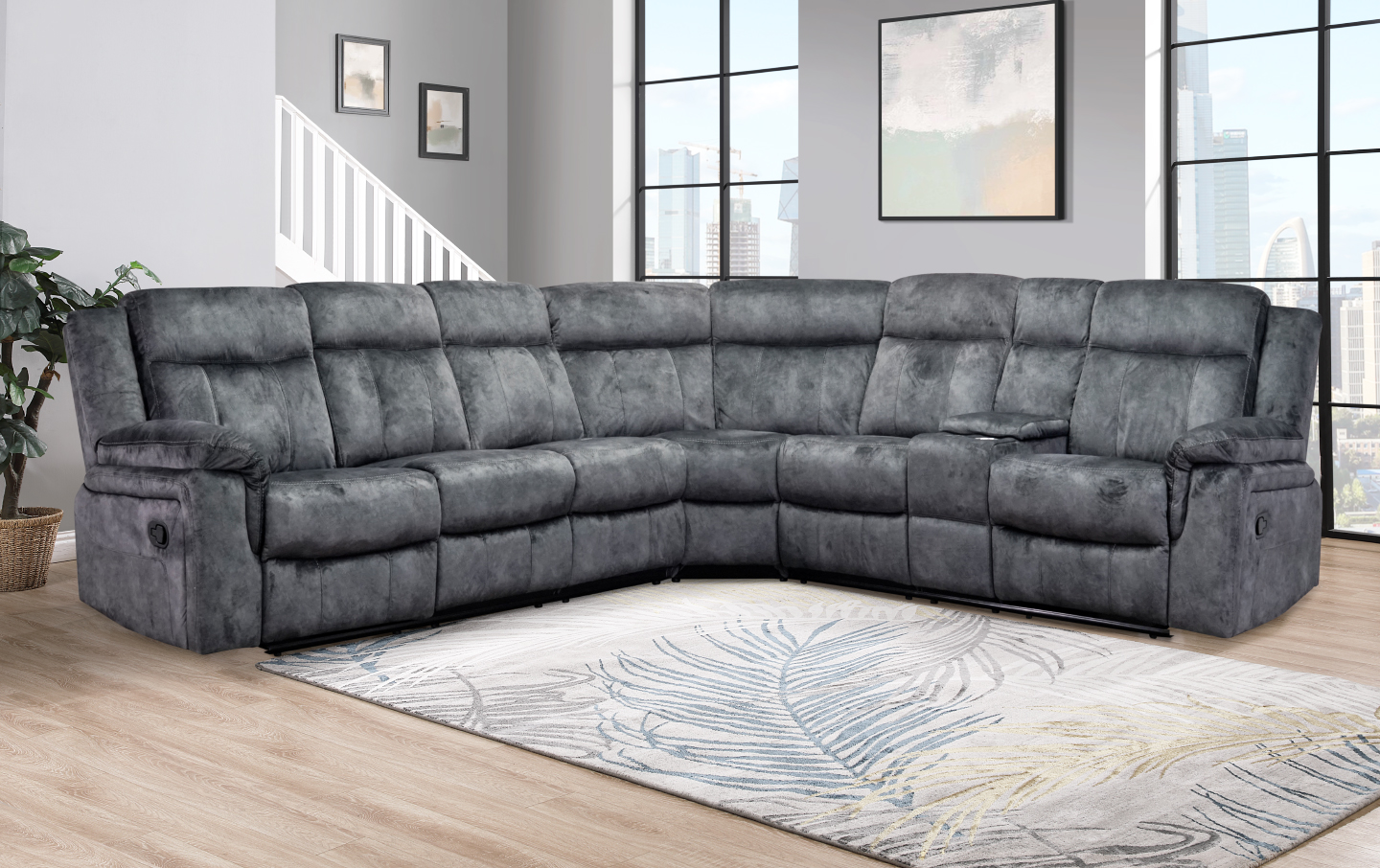 sally 3pc reclining sectional life