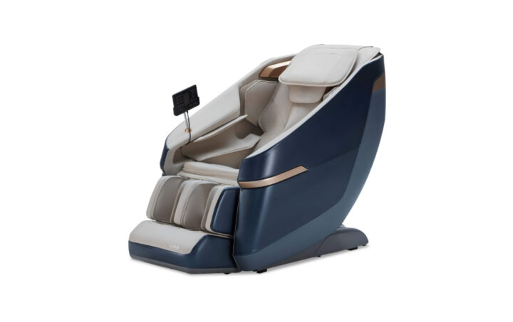 serenity Massage chair in grey & blue 02