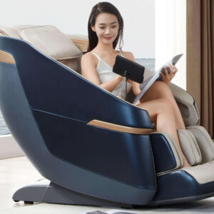 serenity Massage chair in grey & blue 03