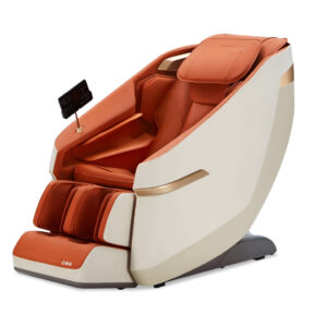 serenity Massage chair in orange and beige 01