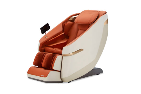 serenity Massage chair in orange and beige 01