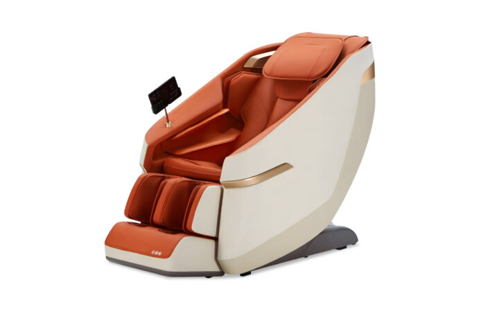 serenity Massage chair in orange and beige 01