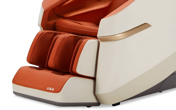 serenity Massage chair in orange and beige 04