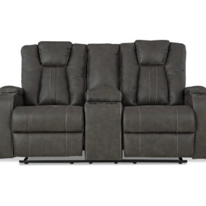 BATAVIA RECLINING LOVESEAT IN GREY