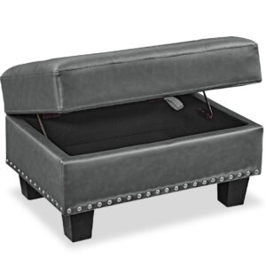 EWING 2PC SECTIONAL W_OTTOMAN IN GREY 07
