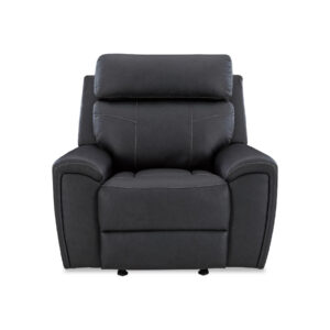 FLORELLE GLIDING RECLINER IN CHARCOAL BLACK