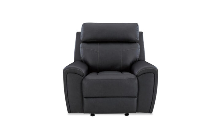 FLORELLE GLIDING RECLINER IN CHARCOAL BLACK