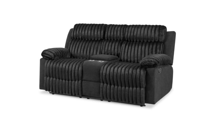 HAYDEN Loveseat BLACK 01