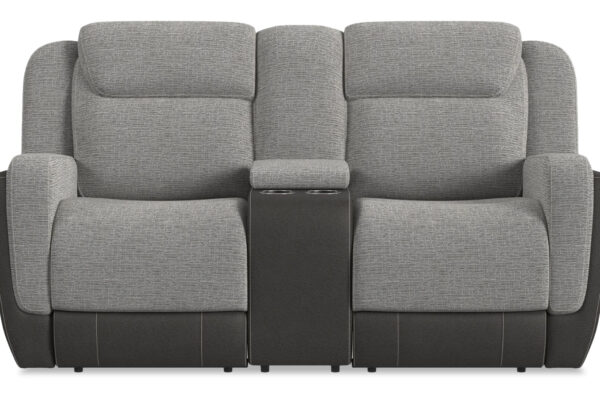 HORNET RECLINING LOVESEAT IN GREY