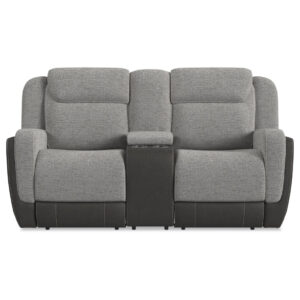 HORNET RECLINING LOVESEAT IN GREY