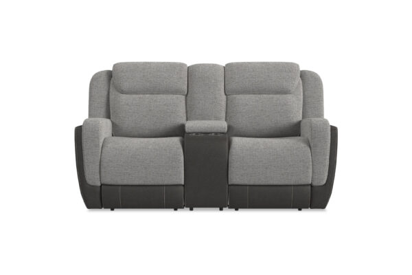 HORNET RECLINING LOVESEAT IN GREY