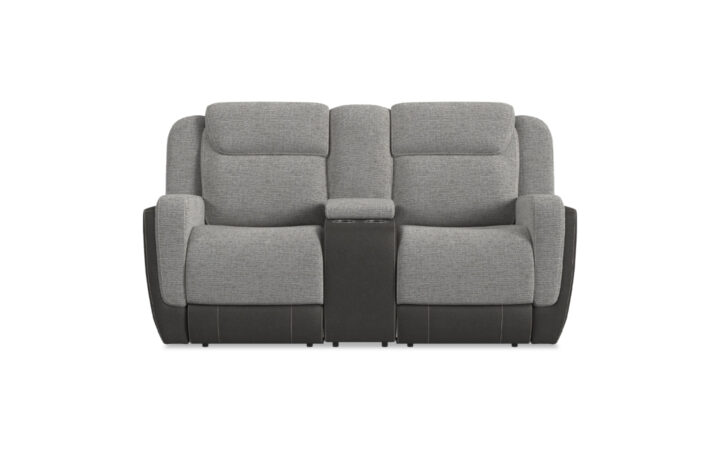 HORNET RECLINING LOVESEAT IN GREY