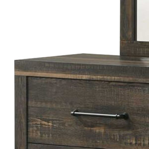 HUDSON DRESSER CLOSEUP IN BROWN