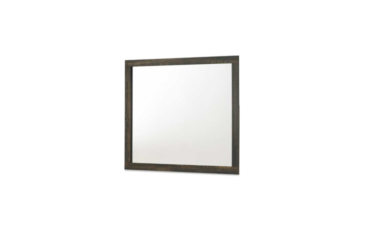 HUDSON MIRROR IN BROWN