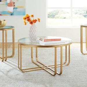 MILLOTON 3PC COFFEE TABLE SET IN GOLD 01