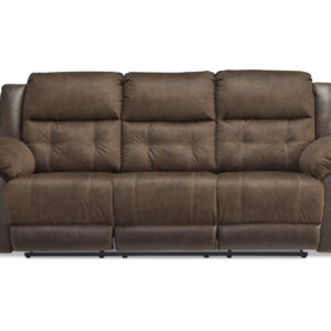 MONTACUTE RECLINING SOFA IN BROWN