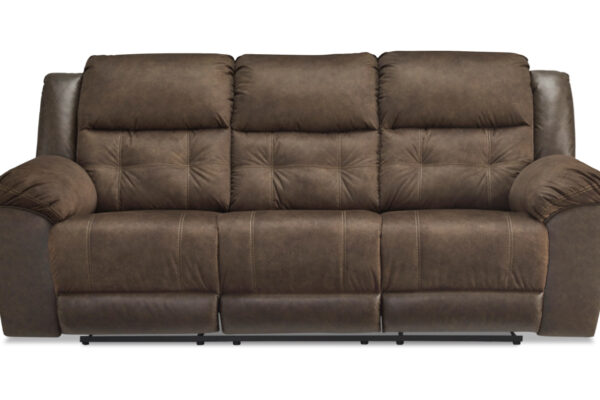 MONTACUTE RECLINING SOFA IN BROWN