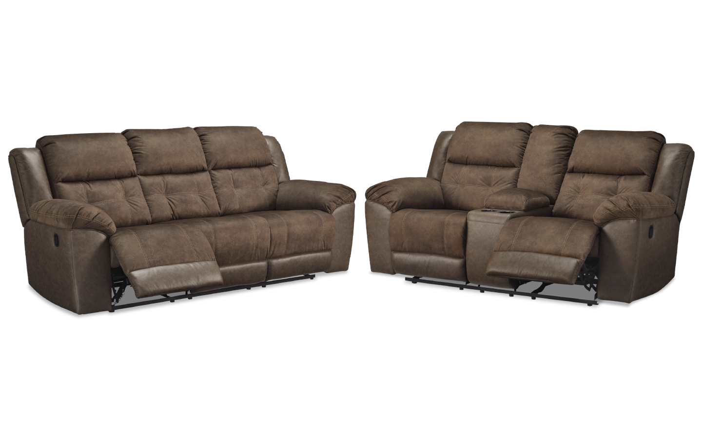 HORNET RECLINING SOFA & LOVESEAT RECLINER IN GREY 01