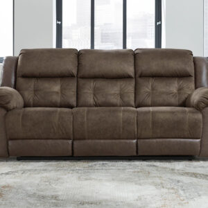 MONTACUTE RECLINING Sofa IN BROWN 01