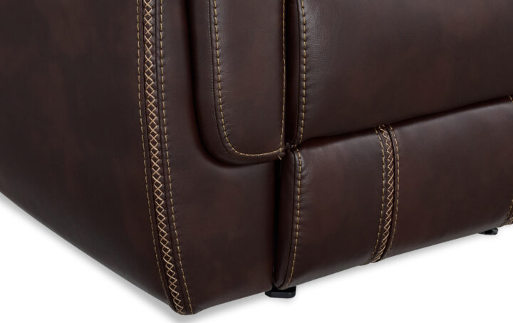 PANTHER RECLINING recliner IN BROWN CLOSEUP