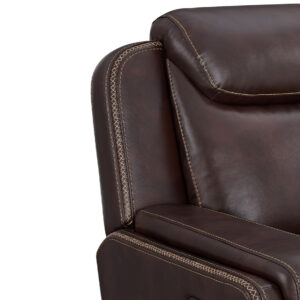 PANTHER RECLINING recliner IN BROWN CLOSEUP 02