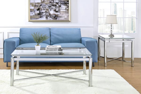Light and Airy Spring Living Room Furniture and Decor