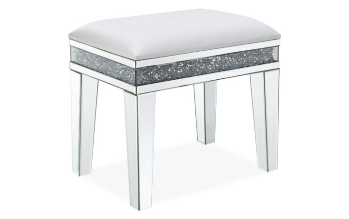 hollywood vanity Stool-Side