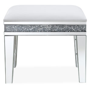 hollywood vanity Stool-front
