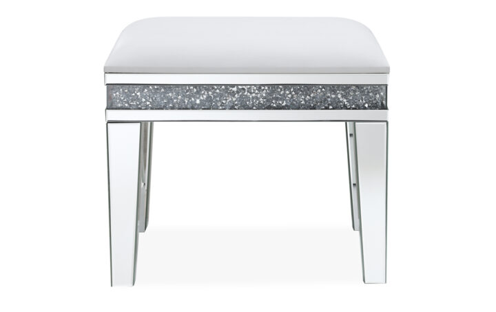 hollywood vanity Stool-front