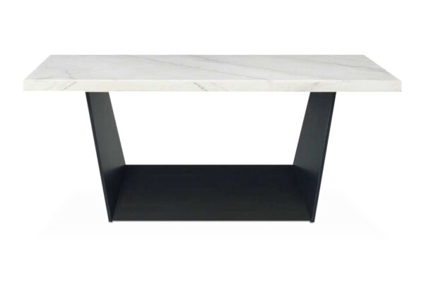BECKLEY-DINING-Table-front-White