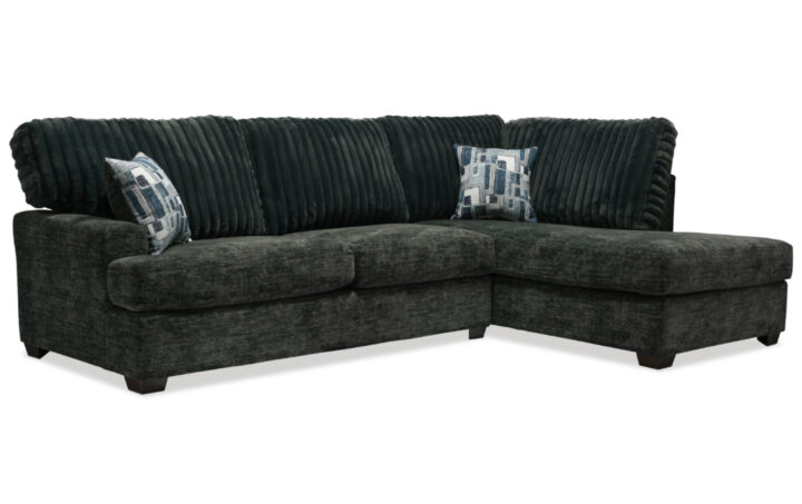 GALACTIC 2 PC SECTIONAL IN CHARCOAL 02