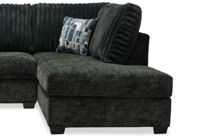 GALACTIC 2 PC SECTIONAL IN CHARCOAL 08