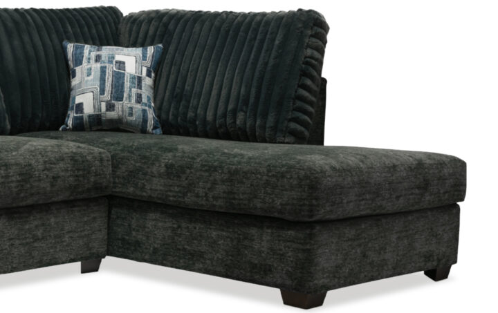 GALACTIC 2 PC SECTIONAL IN CHARCOAL 09