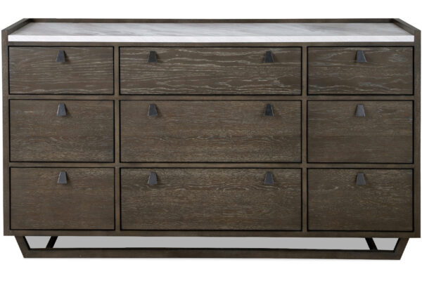 ASHER DRESSER,IN BROWN