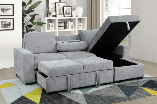 Trevor Sleeper Sectional with Storage Lifestyle - 02